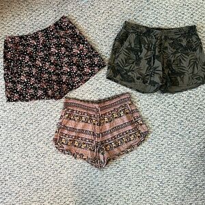 Printed Flowy Shorts Bundle